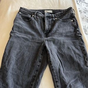 Madewell Vintage Curvy Jeans, size 29, Dark Gret